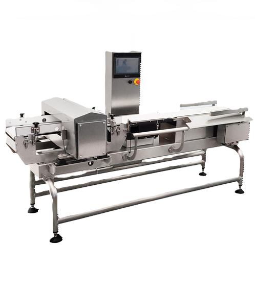 Combined Metal Detector and Check Weigher